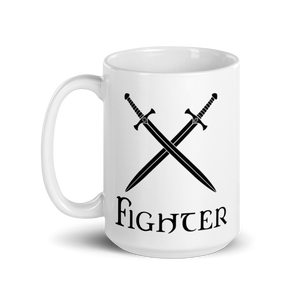 Fighter D&D Mug Workout Apparel Funny Merchandise