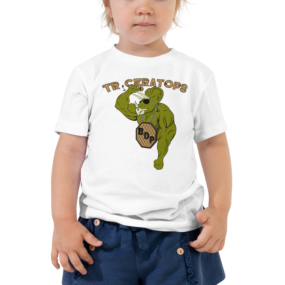 Toddler Triceratops T-Shirt Workout Apparel Funny Merchandise