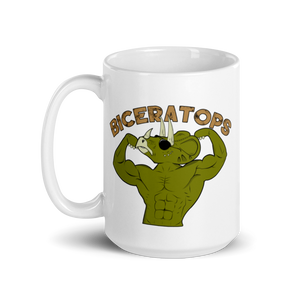 Biceratops Mug Workout Apparel Funny Merchandise