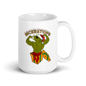 Biceratops Christmas Mug Workout Apparel Funny Merchandise