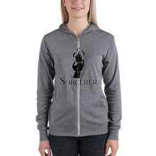 Load image into Gallery viewer, Sorcerer D&amp;D Zip-Up Hoodie Workout Apparel Funny Merchandise