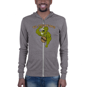 Unisex zip hoodie - Triceratops Workout Apparel Funny Merchandise