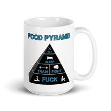 Load image into Gallery viewer, Eat Sleep Train Fight Fuck Mug Workout Apparel Funny Merchandise