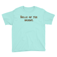 Load image into Gallery viewer, Youth Belle of the Brawl Saying T-Shirt Workout Apparel Funny Merchandise