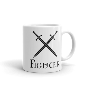 Fighter D&D Mug Workout Apparel Funny Merchandise