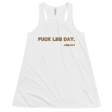 Load image into Gallery viewer, Women&#39;s Fuck Leg Day Tank Workout Apparel Funny Merchandise