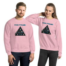 Load image into Gallery viewer, Food Pyramid - SFW - Unisex Sweatshirt Workout Apparel Funny Merchandise