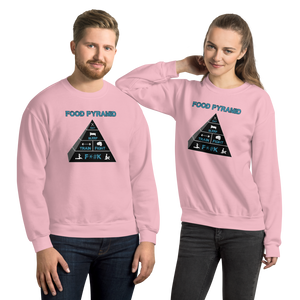 Food Pyramid - SFW - Unisex Sweatshirt Workout Apparel Funny Merchandise