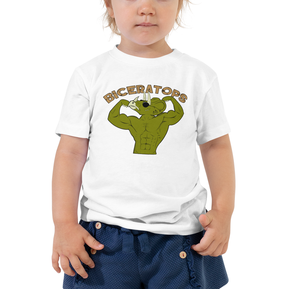 Toddler Biceratops T-Shirt Workout Apparel Funny Merchandise