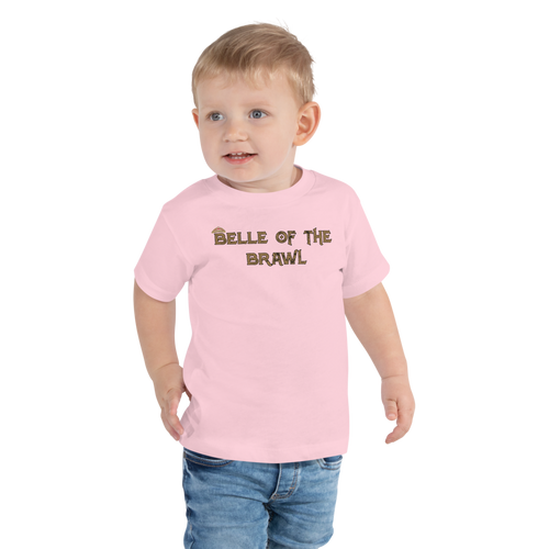 Toddler Belle of the Brawl Saying T-Shirt Workout Apparel Funny Merchandise