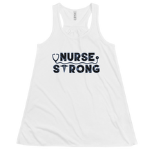 Load image into Gallery viewer, Women&#39;s Nurse Strong Tank Workout Apparel Funny Merchandise