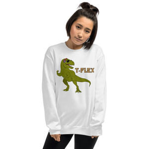 T-Flex Unisex Sweatshirt Workout Apparel Funny Merchandise