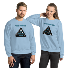 Load image into Gallery viewer, Food Pyramid - SFW - Unisex Sweatshirt Workout Apparel Funny Merchandise