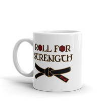 Load image into Gallery viewer, Roll For Strength - Belt Mug Workout Apparel Funny Merchandise