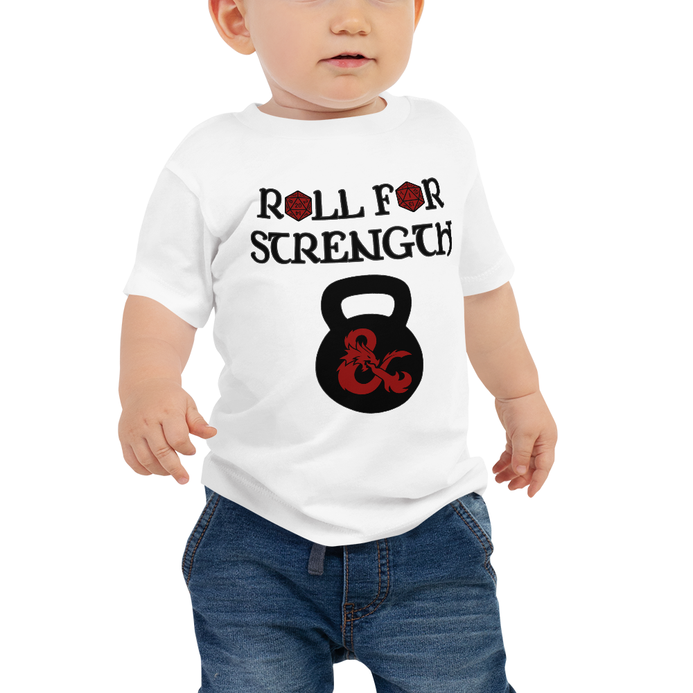 Baby Roll For Strength - Kettlebell T-Shirt Workout Apparel Funny Merchandise