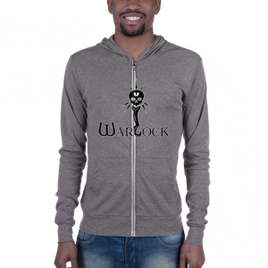 Warlock D&D Zip-Up Hoodie Workout Apparel Funny Merchandise