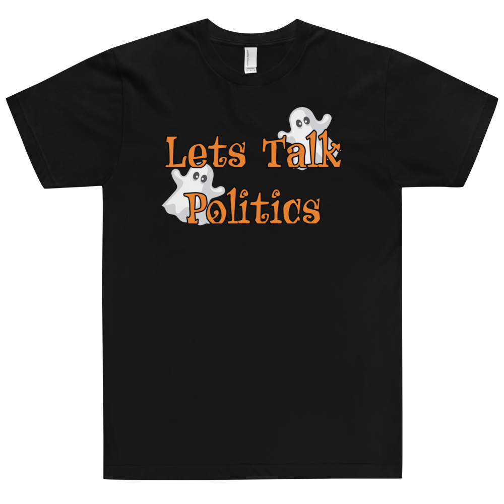 Lets Talk Politics Halloween T-Shirt Workout Apparel Funny Merchandise