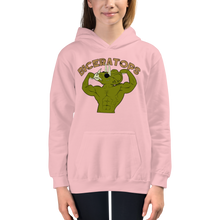 Load image into Gallery viewer, Youth Biceratops Hoodie Workout Apparel Funny Merchandise