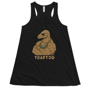 Women's Traptor Tank Workout Apparel Funny Merchandise