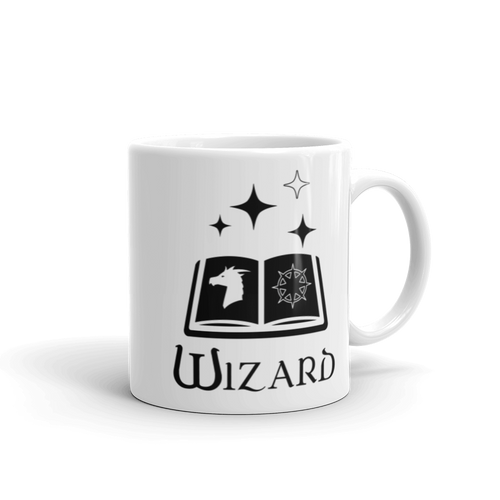 Wizard D&D Mug Workout Apparel Funny Merchandise