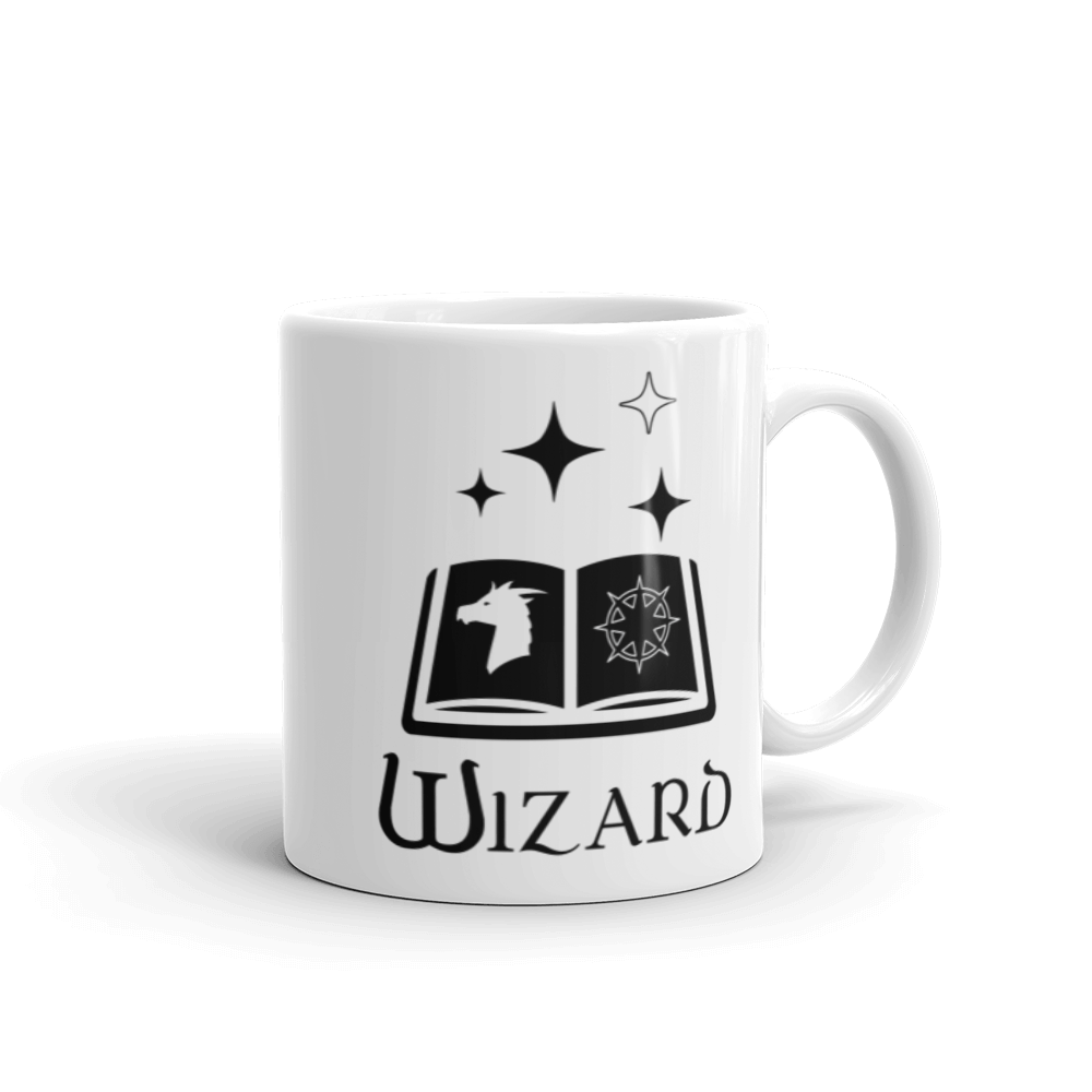 Wizard D&D Mug Workout Apparel Funny Merchandise