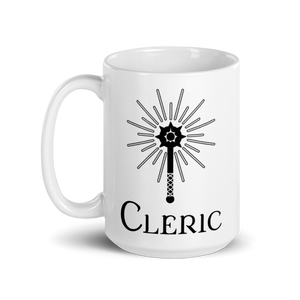 Cleric D&D Mug Workout Apparel Funny Merchandise