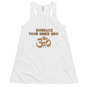 Women's Embrace Your Inner Bro Tank Workout Apparel Funny Merchandise