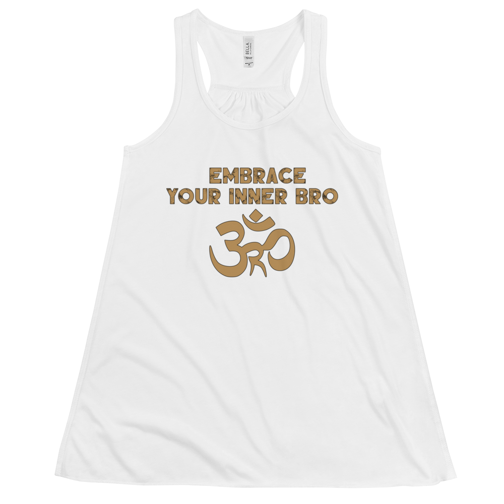 Women's Embrace Your Inner Bro Tank Workout Apparel Funny Merchandise