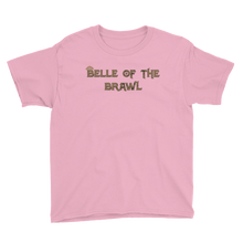 Load image into Gallery viewer, Youth Belle of the Brawl Saying T-Shirt Workout Apparel Funny Merchandise