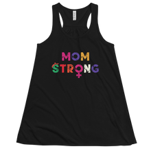 Load image into Gallery viewer, Women&#39;s Mom Strong Tank Workout Apparel Funny Merchandise