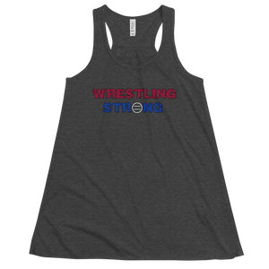 Women's Wrestling Strong Tank Workout Apparel Funny Merchandise