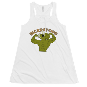 Women's Biceratops Tank Workout Apparel Funny Merchandise