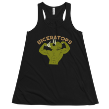 Load image into Gallery viewer, Women&#39;s Biceratops Tank Workout Apparel Funny Merchandise