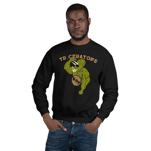 Triceratops Unisex Sweatshirt Workout Apparel Funny Merchandise