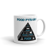 Load image into Gallery viewer, Eat Sleep Train Fight Fuck Mug Workout Apparel Funny Merchandise