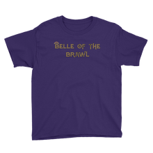 Load image into Gallery viewer, Youth Belle of the Brawl Saying T-Shirt Workout Apparel Funny Merchandise