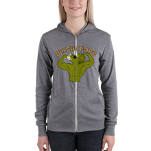 Load image into Gallery viewer, Unisex Zip Hoodie - Biceratops Workout Apparel Funny Merchandise