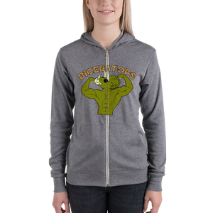 Unisex Zip Hoodie - Biceratops Workout Apparel Funny Merchandise