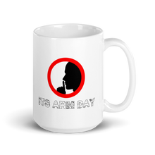 Load image into Gallery viewer, Shh It&#39;s Arm Day Mug Workout Apparel Funny Merchandise