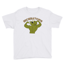 Load image into Gallery viewer, Youth Biceratops T-Shirt Workout Apparel Funny Merchandise