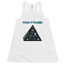 Load image into Gallery viewer, Women&#39;s Food Pyramid - SFW - Tank Workout Apparel Funny Merchandise