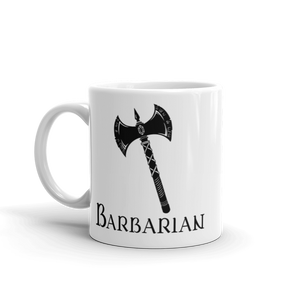 Barbarian D&D Mug Workout Apparel Funny Merchandise