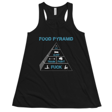 Load image into Gallery viewer, Women&#39;s Food Pyramid Tank Workout Apparel Funny Merchandise