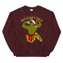 Load image into Gallery viewer, Biceratops Special Ugly Christmas Sweater Workout Apparel Funny Merchandise