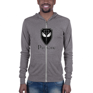 Paladin D&D Zip-Up Hoodie Workout Apparel Funny Merchandise