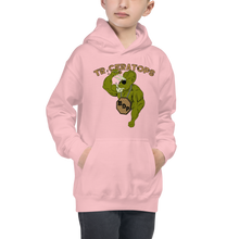 Load image into Gallery viewer, Youth Triceratops Hoodie Workout Apparel Funny Merchandise