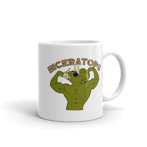 Biceratops Mug Workout Apparel Funny Merchandise