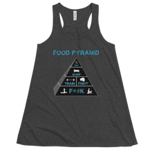 Load image into Gallery viewer, Women&#39;s Food Pyramid - SFW - Tank Workout Apparel Funny Merchandise