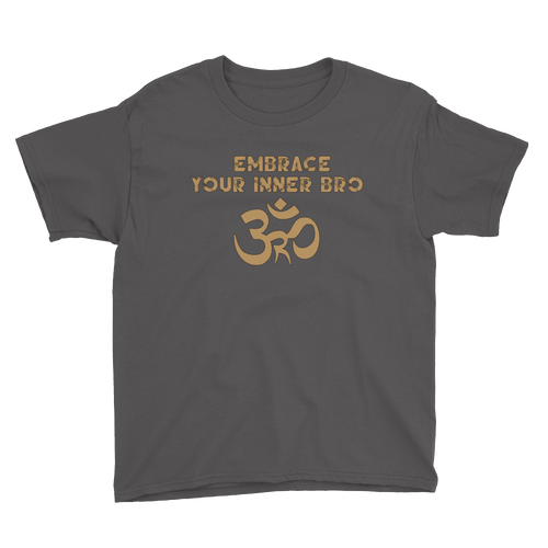 Youth Embrace Your Inner Bro T-Shirt Workout Apparel Funny Merchandise