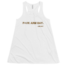 Load image into Gallery viewer, Women&#39;s F*#k Arm Day Tank Workout Apparel Funny Merchandise